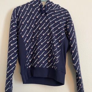 Champion Hoodie Navy Blue
